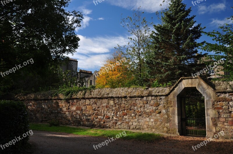 Scotland St Andrews Autumn Gateway Lake Dusia