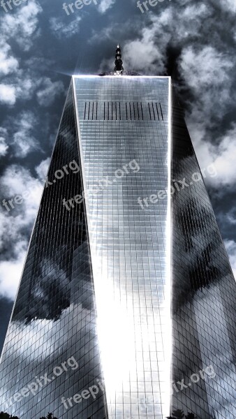 One World Trade Center New York Usa Tourist Attraction Glass