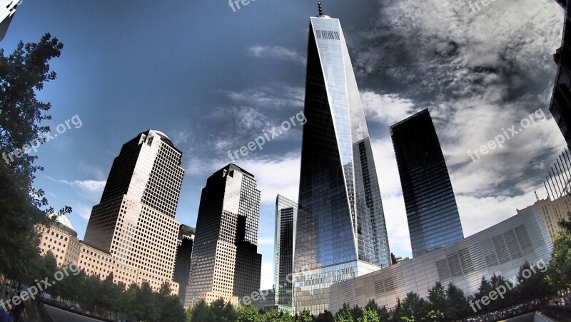 One World Trade Center New York Usa Tourist Attraction Glass