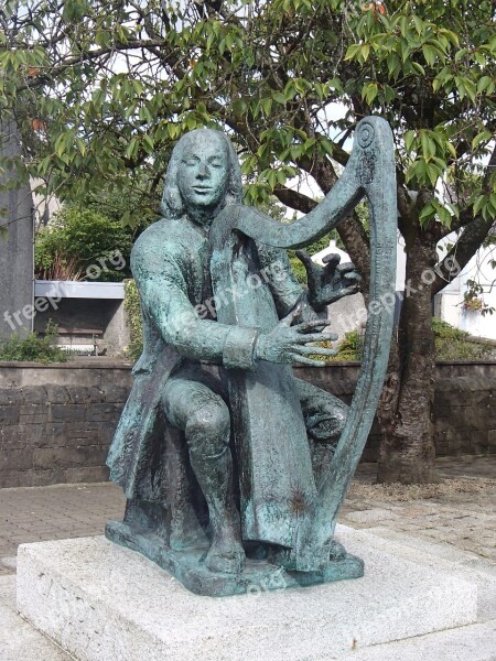 Harpist Blind Ireland Irish Folk