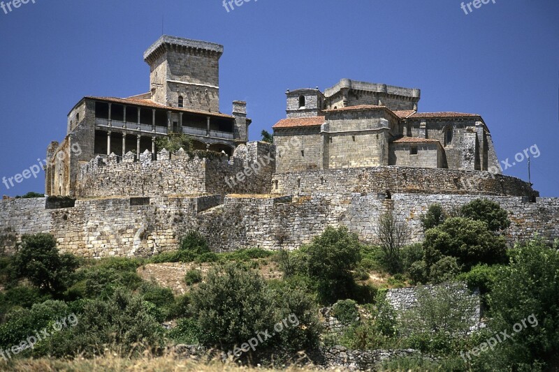 North Spain Monterrey Castle Free Photos