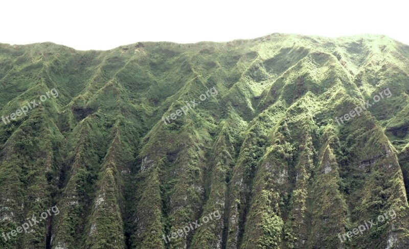 Hawaii Mountains Honolulu La Landscape