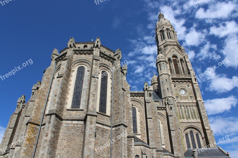 Saint-laurent-sur-sèvre Church St Louis Mary Grignion De Montfort Blue Sky Sky