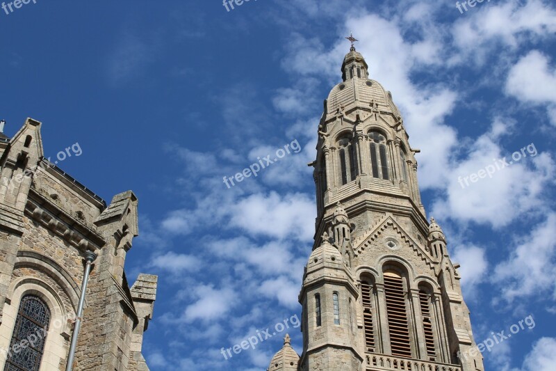 Saint-laurent-sur-sèvre Church St Louis Mary Grignion De Montfort Blue Sky Sky