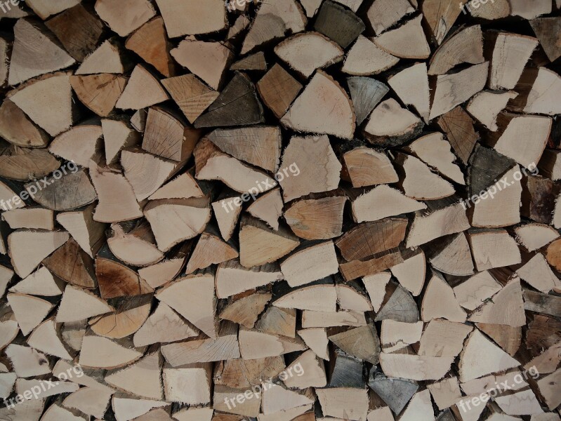 Wood Firewood Beech Oak Split