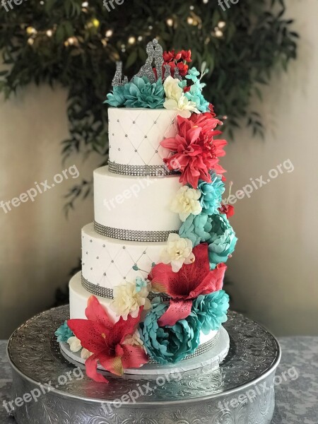 Wedding Cake Cake Flowers Cakes Wedding