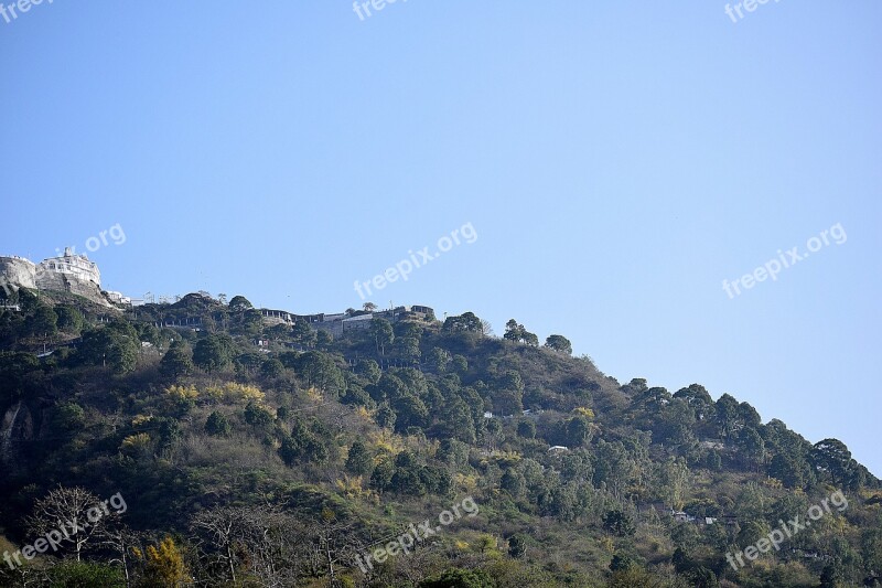 Hill Landscape Nature Green Sky