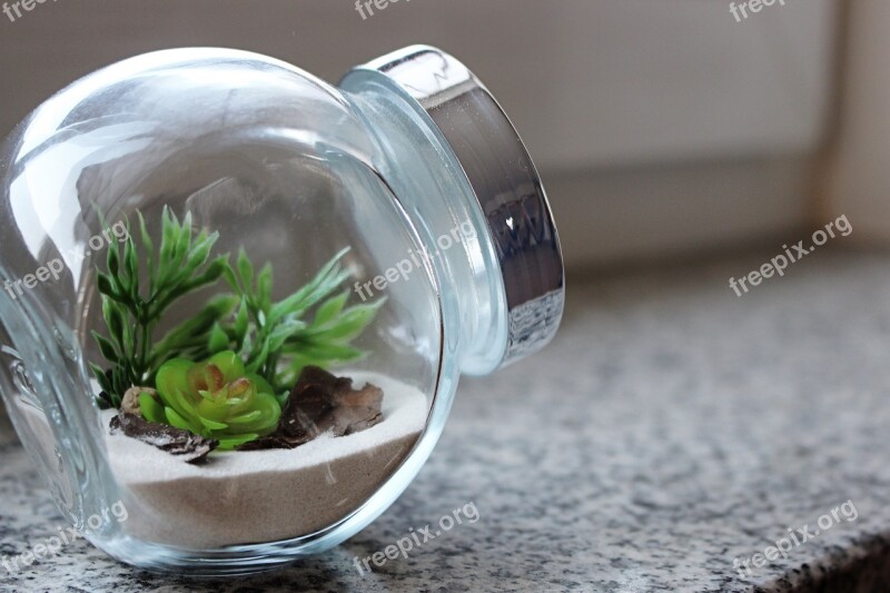 Miniature Minimalist Glass Design Interior