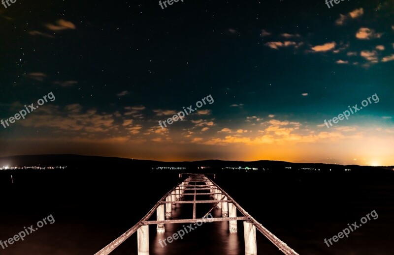 Architecture Astronomy Beauty In Nature Bridge Man-made Structure