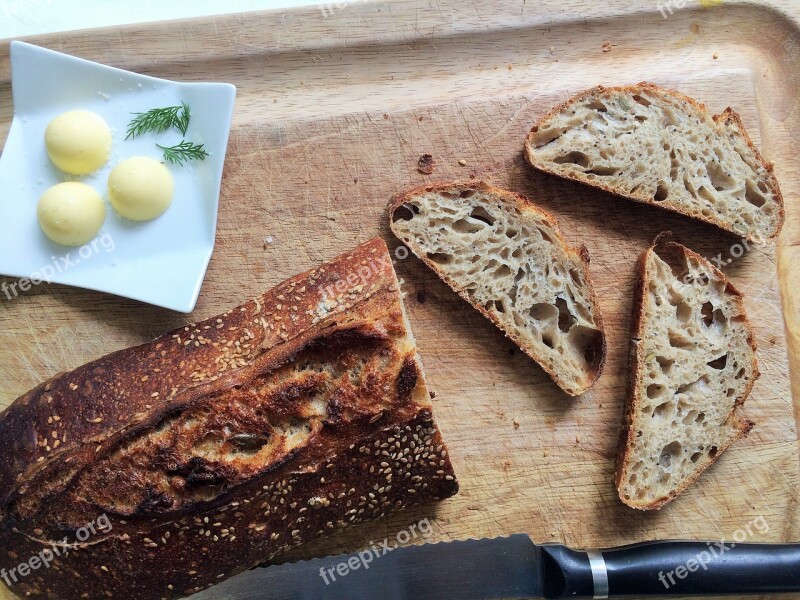 Bread Sourdough Levain Crust Mass Madre