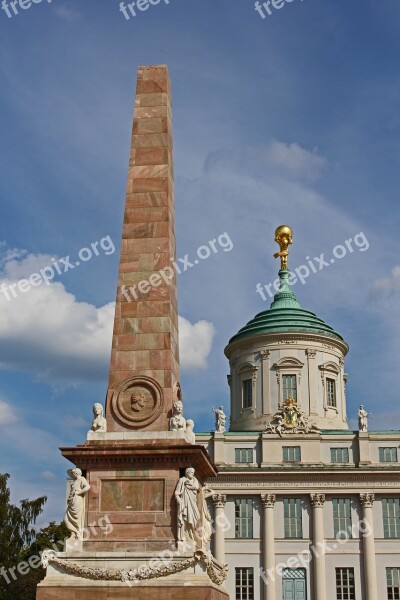 Potsdam At The Old Market Historically Building Architecture