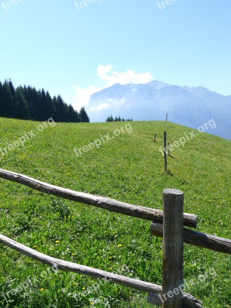 Mountain Alps Italy Prato Green