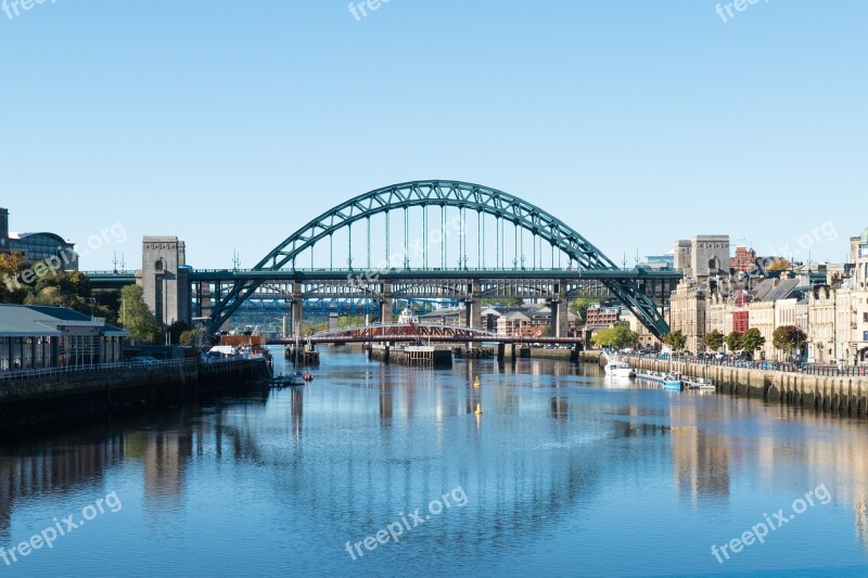 Bridge Tyne Newcastle River Landmark