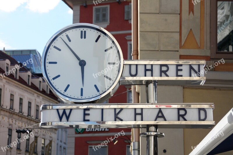 Clock City Graz Time Historical