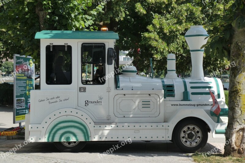 Tourist Train Bummelzug Gmunden Austria Traunsee