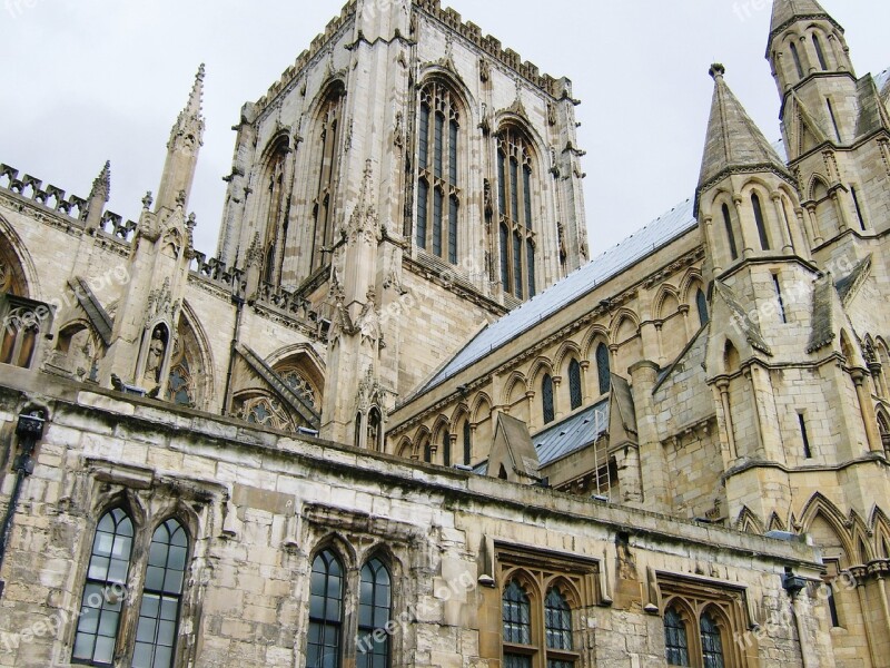 York Minister Building Old Stone