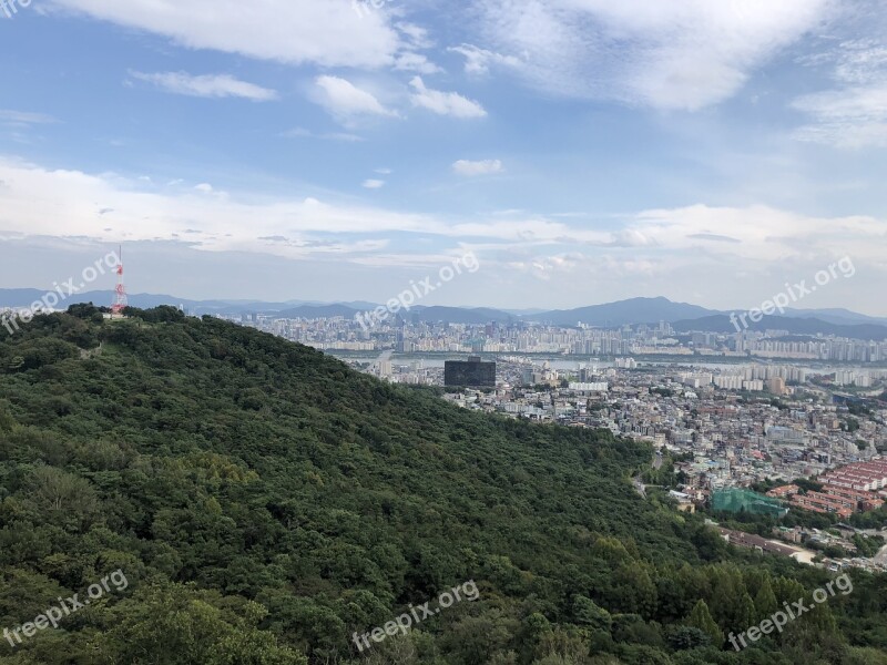 Sky Namsan Seoul Namsan Tower Free Photos