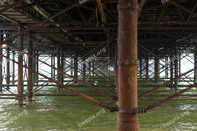 Pier Brighton Water Seaside Ocean