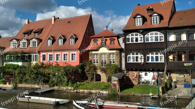 Bamberg Small-venice Regnitz Truss Fishermen's Quarter