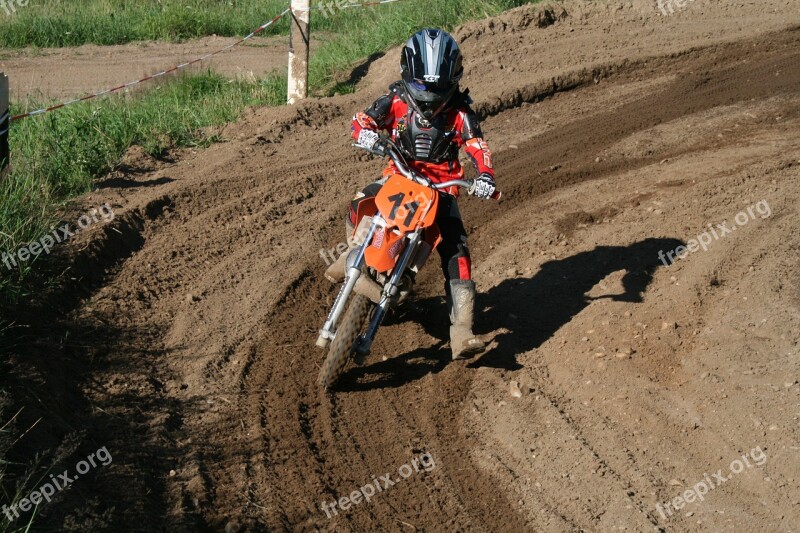 Motocross Race Cross Fun Competition