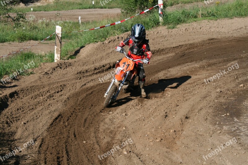 Motocross Race Cross Fun Competition