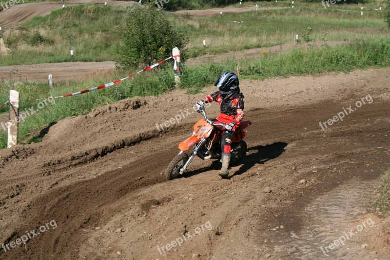 Motocross Race Cross Fun Competition