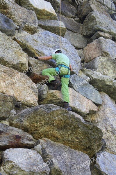 Climb Rock Climber Climbing Wall Mountaineering