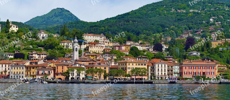 Lake Como Menaggio Panorama Skyline Cityscape