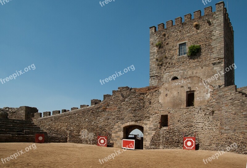 Portugal Medieval Castle Arena Keep Fortress