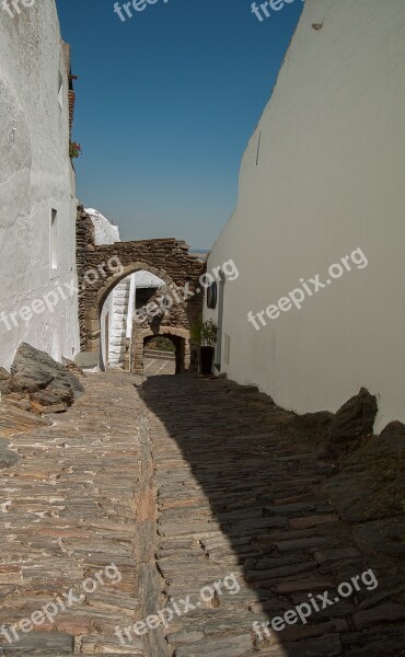 Portugal Lane Porches Pavers Architecture