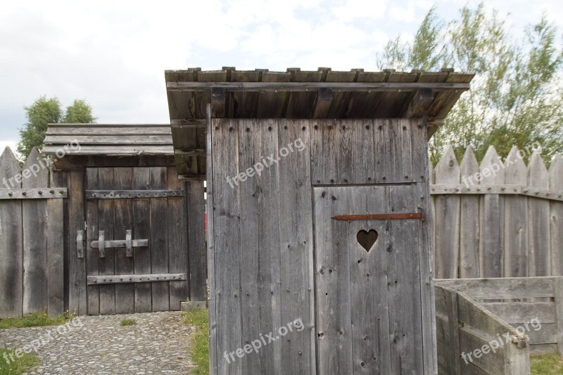 Toilet Klo Cottage Outhouse Bach Ritterburg Knight's Castle