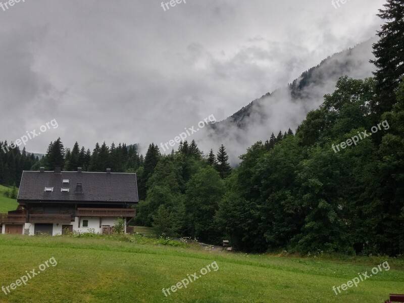 Chatel France Europe Fog Early In The Morning