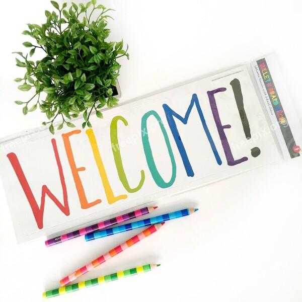 Styled Image Deskie Welcome Pencils Desk