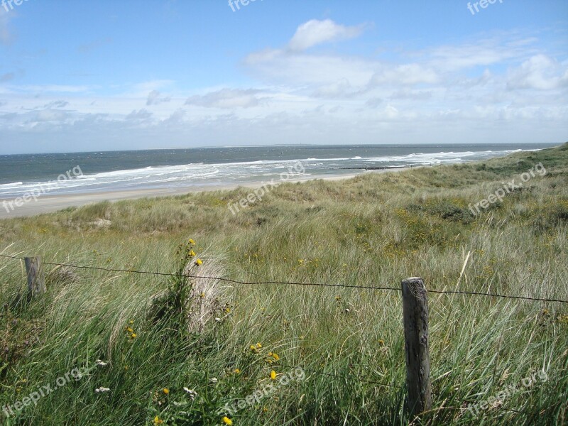 Vlieland Dunes Sea Beach Nature