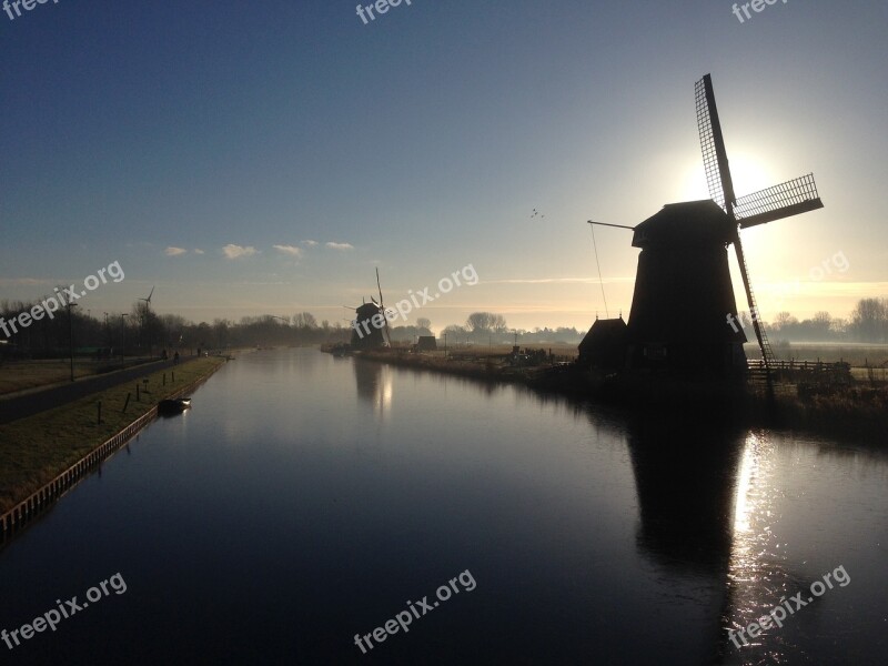 Windmill Alkmaar Holland Dutch Mill