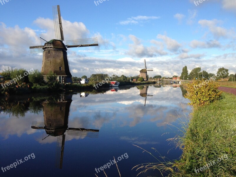 Windmill Alkmaar Holland Dutch Mill