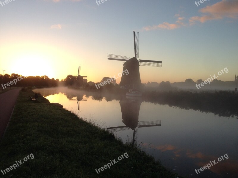 Windmill Alkmaar Holland Dutch Mill