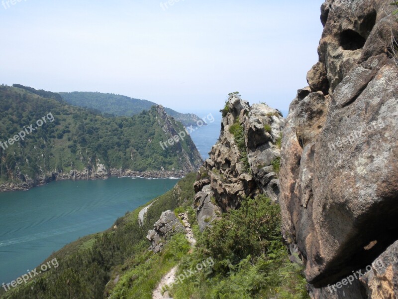 Spain Andorra Rock Mountain Sea