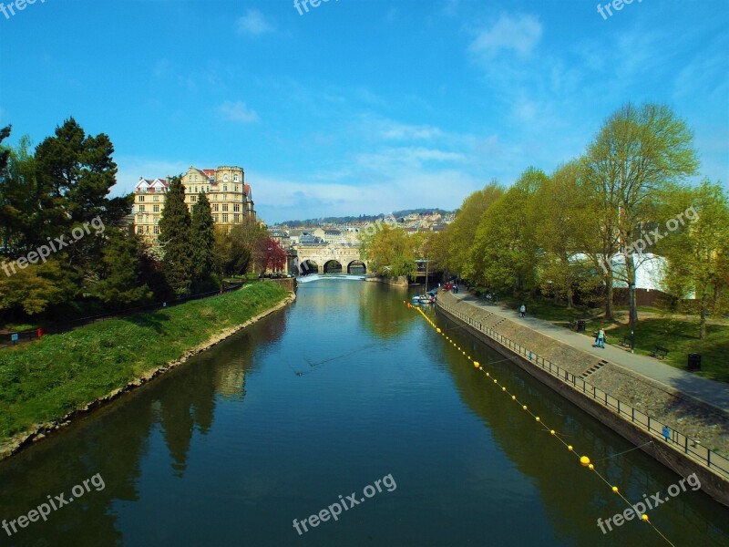 Bath Bridge River Avon Travel