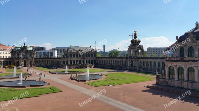 Zwinger Dresden Germany Palace Free Photos