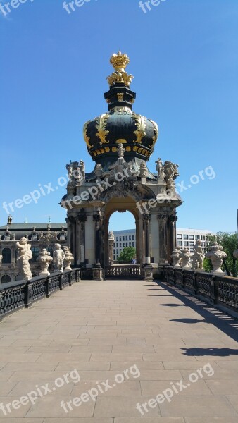 Zwinger Dresden Germany Palace Kronentor