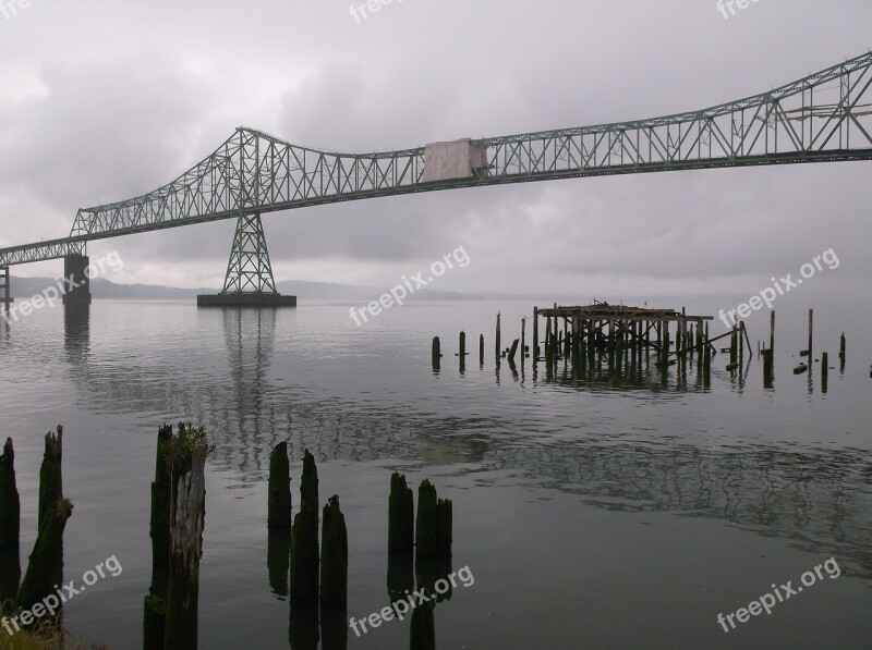 Bridge River Columbia River Astoria-megler Bridge Architecture