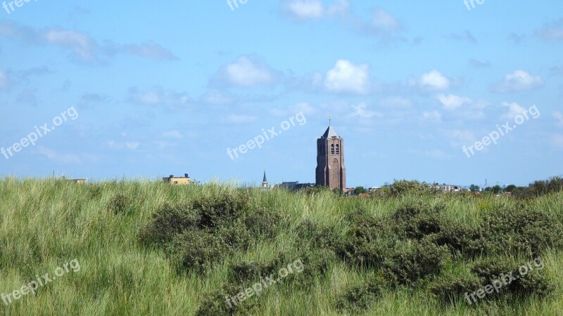 Landscape Netherlands Nature Dunes Coast