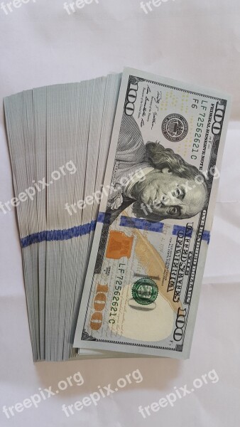 Dollar Money Currency Cash 100