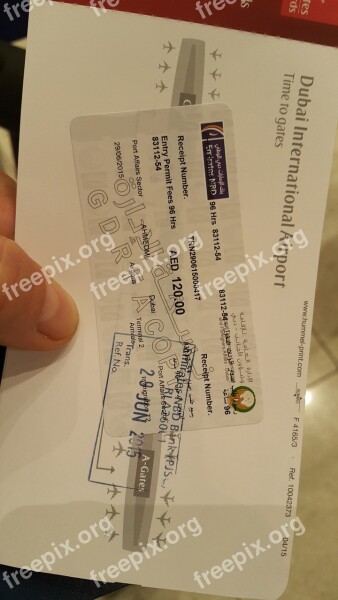 Visa Dubai Emirates Ticket Travel