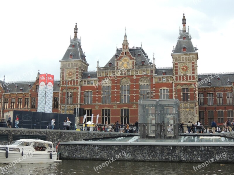 Amsterdam Ship Boats Boating Sailing