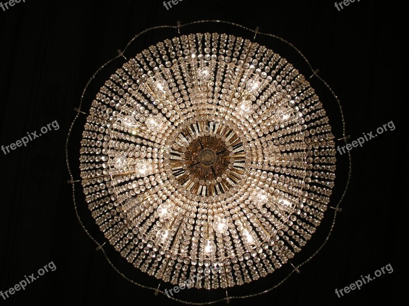 Luster Lighting Rotunda The Ceiling Of The Light Bulbs