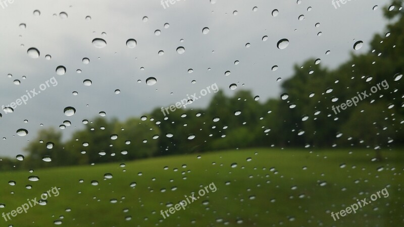 Rain Drops Weather Nature Rain Drops