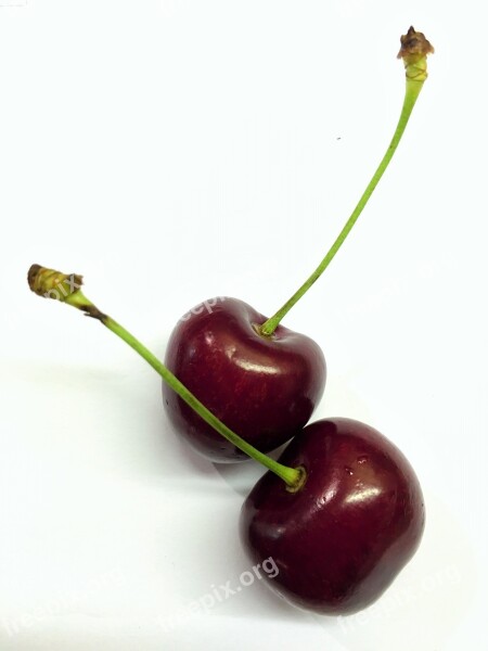 Cherries Fruit Sweet Cherries Vitamins Healthy