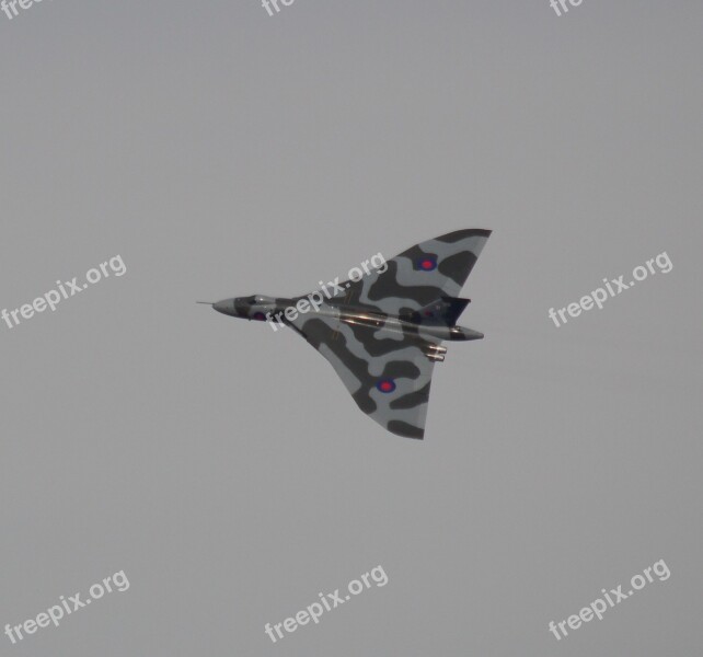 Xh558 Avro Vulcan Bomber Delta Wing